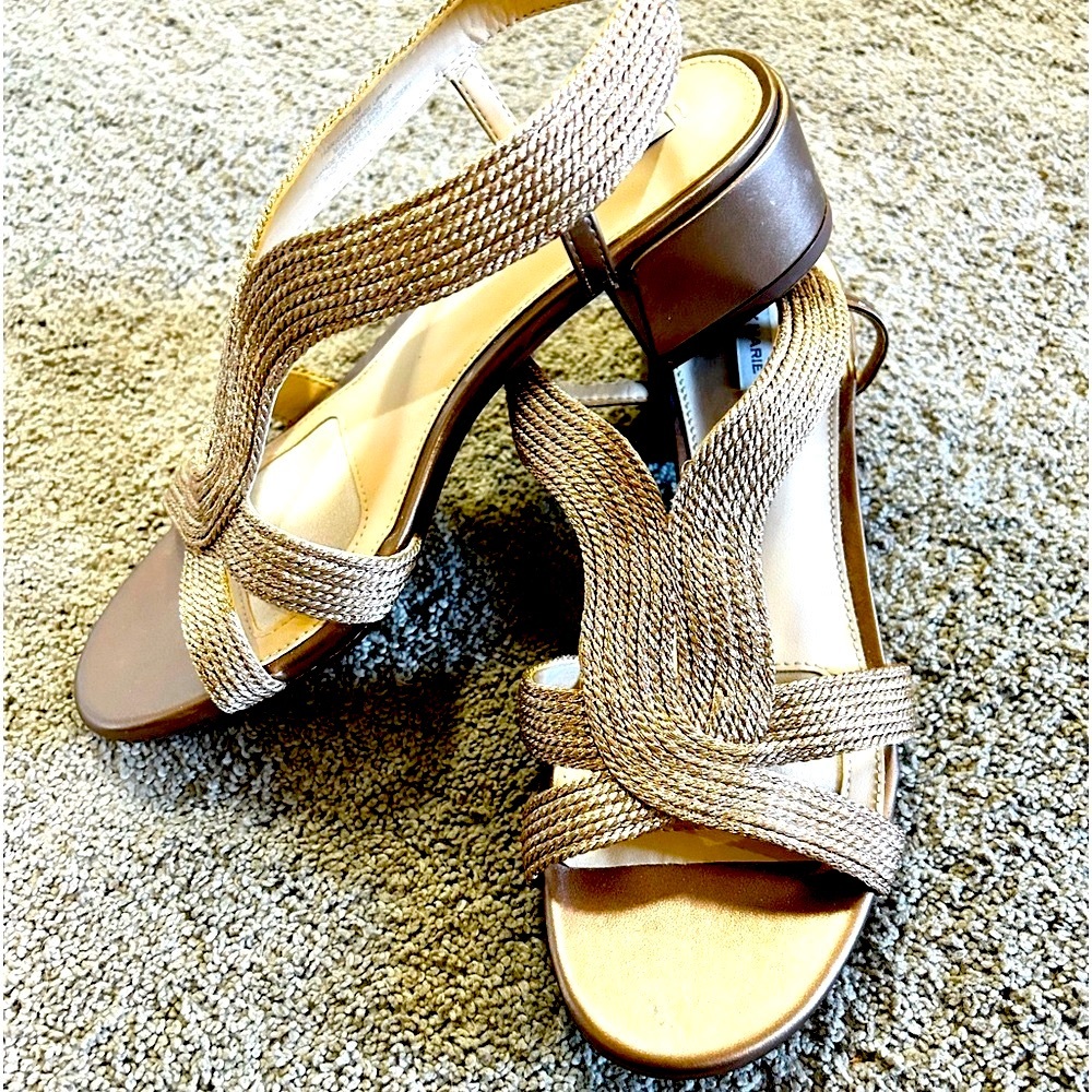 NWT gold sandals!